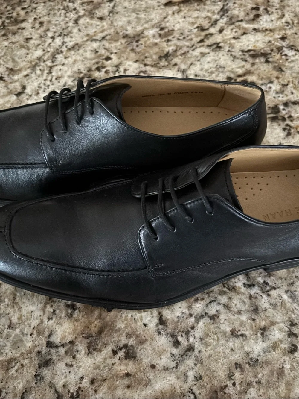 Cole Haan polished black